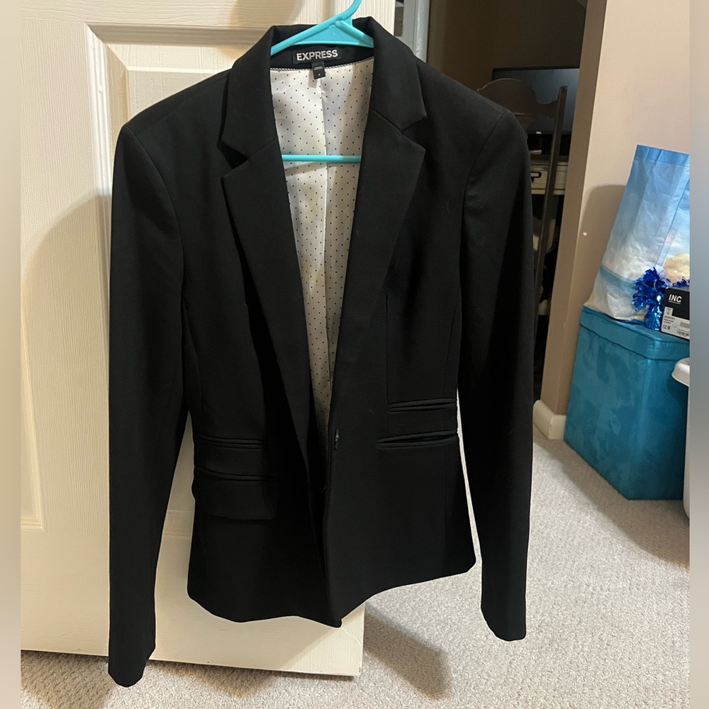 Express women’s black work blazer